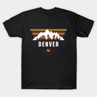 Mile High Gold Nuggets, Denver Basketball Playoffs T-Shirt